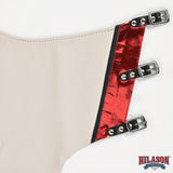 HILASON Western Horse Bull Riding Genuine Leather Rodeo Chaps