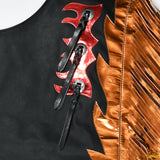 HILASON Western Horse Bull Riding Genuine Leather Rodeo Chaps