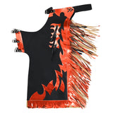 W. Youth Child Rodeo Bronc Bull Riding Show Genuine Leather Chaps – by Hilason – Cowboy and equestrian accessories