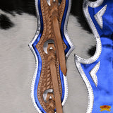 HILASON Western Horse Bull Riding Genuine Leather Rodeo Chaps