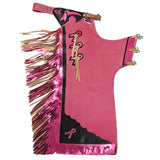 Hilason Pro Rodeo Bull Riding Breast Cancer Chaps - Uhorse
