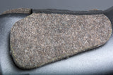 HILASON Western Wool Felt Horse Saddle Pad W/ Distressed Wear Leather Made in USA | for Horses