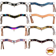 Hilason Western Horse Tripping Breast Collar American Leather