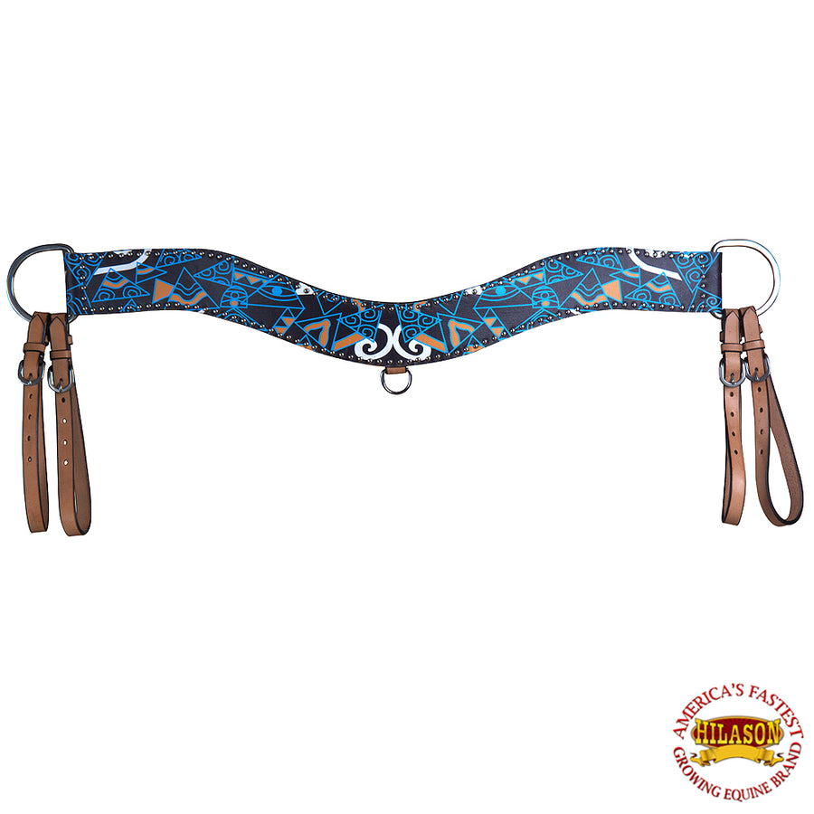 Hilason Western Horse Tripping Breast Collar American Leather