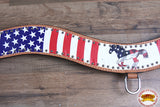 Hilason Western Horse Tripping Breast Collar Us Flag American Leather