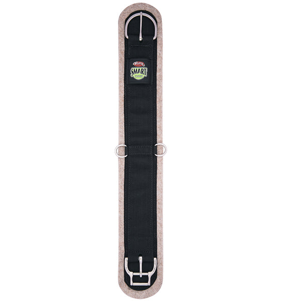 36" Weaver H. 1/2" Wool Blend Felt Lined Smart Cinch Straight Girth by Hilason – Cowboy and equestrian accessories