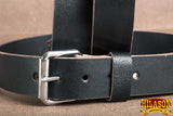 HILASON Western Genuine Leather Belt for Men Women Cowboy Cowgirl Handmade Unisex Full Grain Heavy Duty Tooled Belt for Jeans