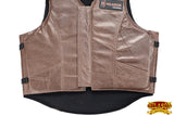 Equestrian Horse Riding Vest Safety Protective Hilason Leather