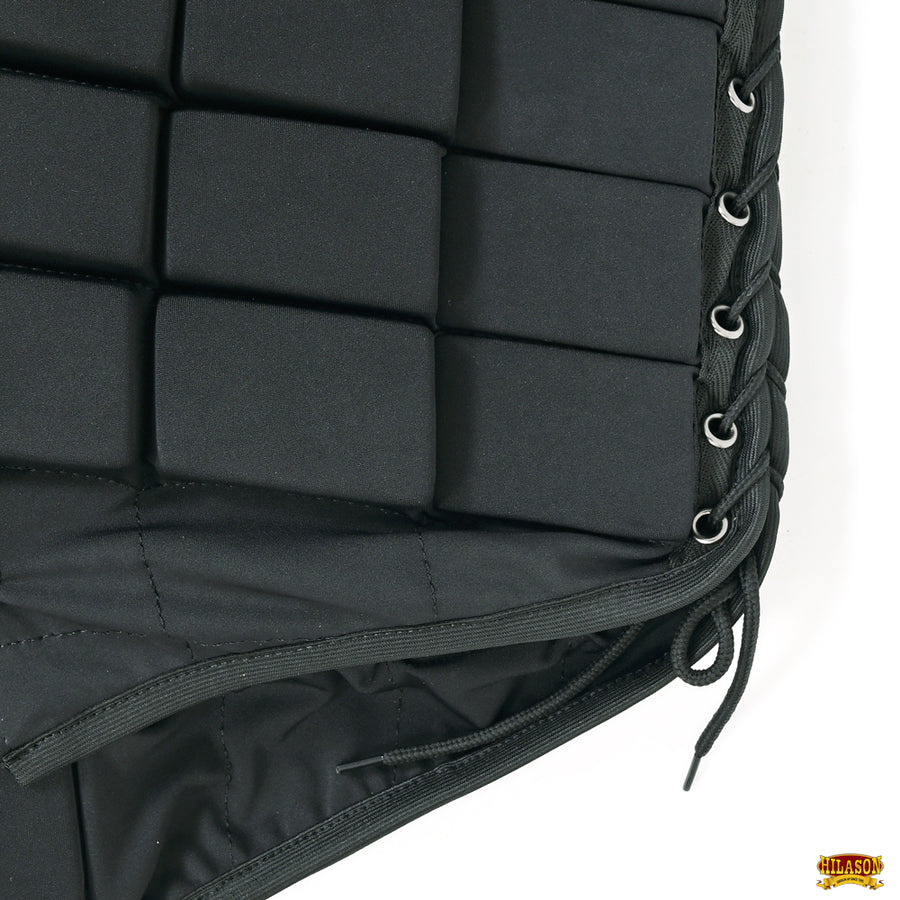 HILASON Adult Safety Equestrian Eventing Protective Protection Vest Black | Horse Riding Unisex