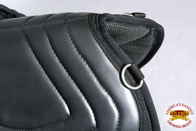 HILASON Western Pleasure Trail Riding Bareback Treeless Saddle Pad Girth | Pads Baretek for Horses