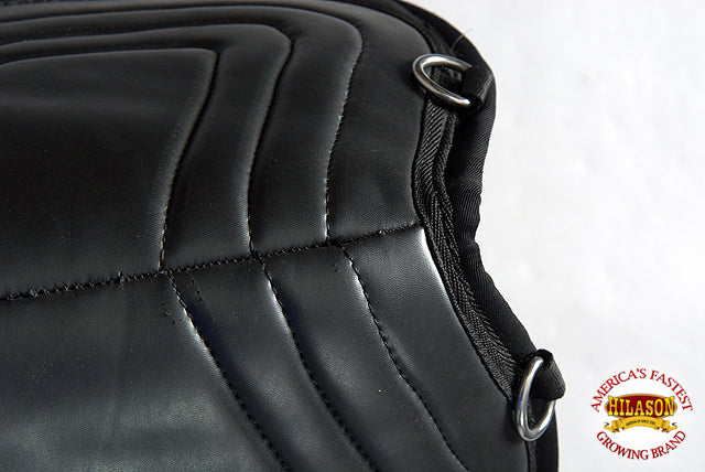 HILASON Western Pleasure Trail Riding Bareback Treeless Saddle Pad Girth | Pads Baretek for Horses