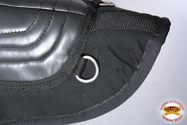 HILASON Western Pleasure Trail Riding Bareback Treeless Saddle Pad Girth | Pads Baretek for Horses