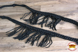 Barrel Racing Contest Reins Flat Braided Poly Horse Snaps1 X 8Ft Hilason