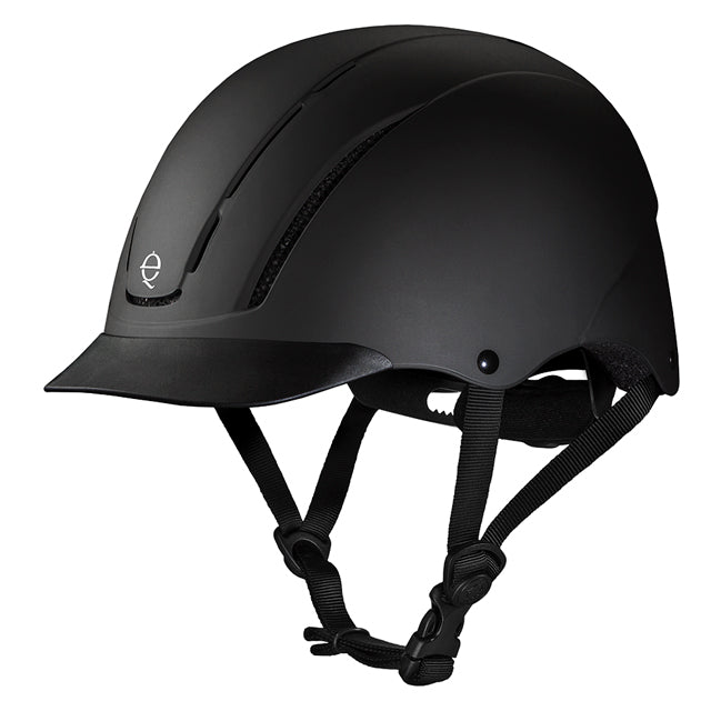Sml Troxel Dialfit Low Profile Spirit Horse Riding Helmet Black Duratec - Uhorse