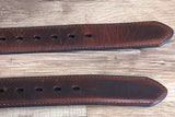 40" Roper W. 1.5" Crazyhorse Distressed Leather Mens Cowboy Belt Brown