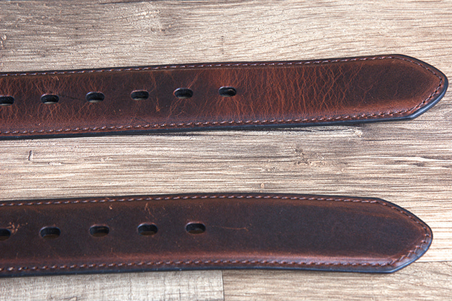46" Roper Western 1.5" Crazyhorse Distressed Leather Mens Cowboy Belt Brown