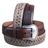 46" Roper Western 1.5" Crazyhorse Distressed Leather Mens Cowboy Belt  Brown