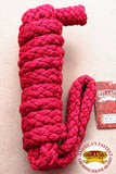 Hilason Horse Riding Poly Lead Rope Red  1/4" X 9 Ft.