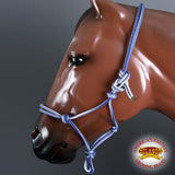 Hilason Horse Adjustable Poly Tied Rope Halter