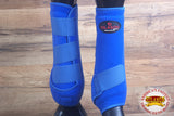 Hilason Horse Medicine Sports Boots Front Leg Royal Blue