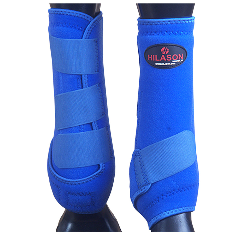 Hilason H. Medicine Sports Boots Front Leg Royal by Hilason – Cowboy and equestrian accessories