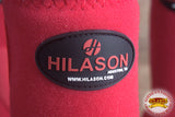 Hilason Horse Medicine Sports Boots Rear Hind Leg Red