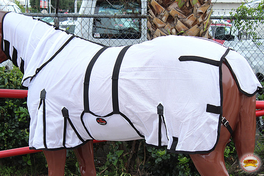 HILASON Horse Fly Sheet - Summer Spring UV Protection Mesh Bug Mosquito FlySheet for Horses | Fly-Sheet