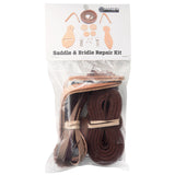 Classic Equine Saddle & Bridle Leather Repair Kit Strings Screws