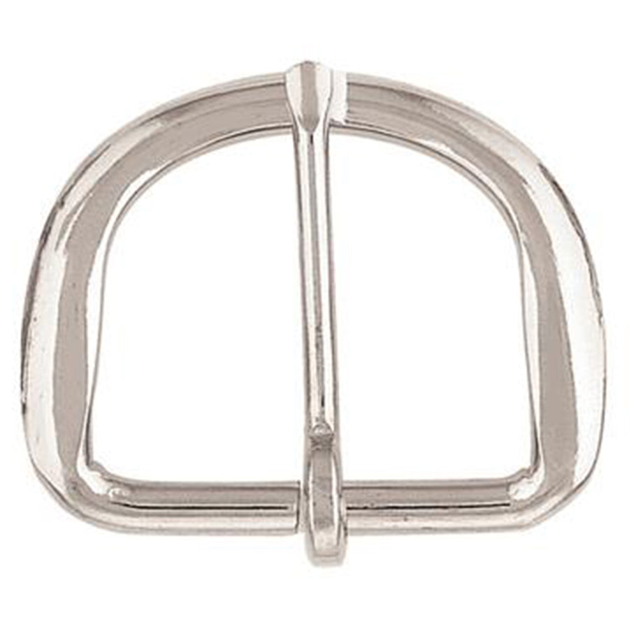 Silver metal D-ring with center bar - Uhorse