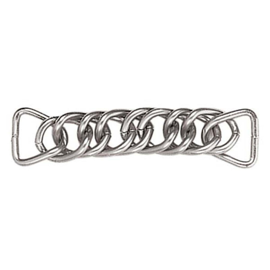 Metal curb chain with twisted links and D-ring ends - Uhorse