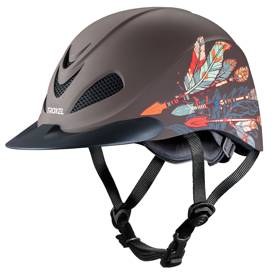 Medium Troxel Sure Fit Pro Duratec Matte Finish Horse Riding Helmet Arrow - Uhorse