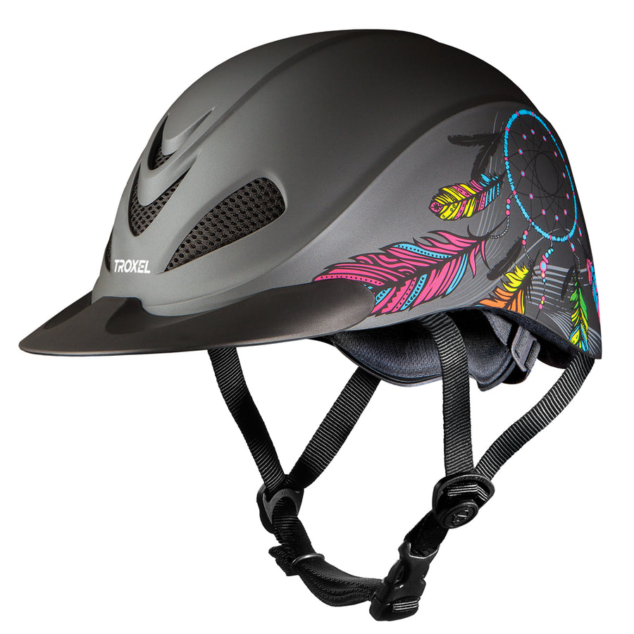 X Large Troxel Horse Riding Helmet Western Rebel Dreamcatcher - Uhorse