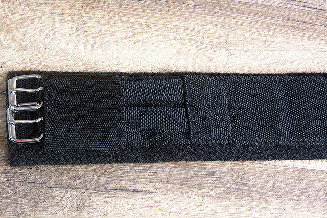 28" Tucker Endurance Neoprene Horse Cinch Girth W/ 1.5" Ss Buckles Black