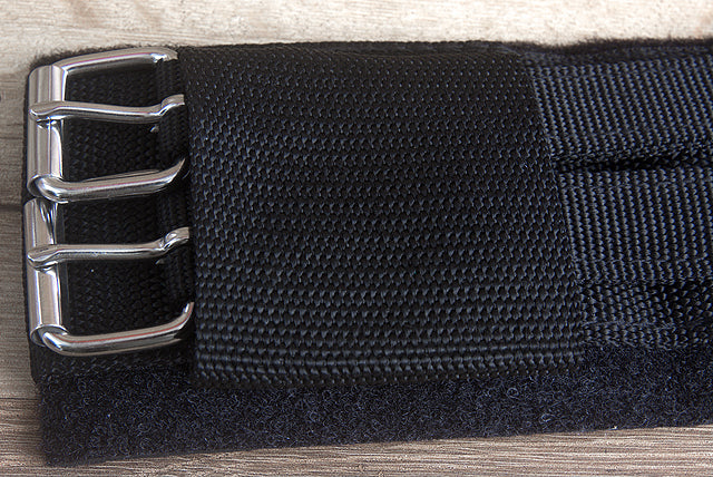 26" Tucker Endurance Neoprene Horse Cinch Girth W/ 1.5" Ss Buckles Black