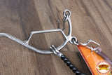 Hilason Western Horse Mouth Twisted Wire Hackamore Gag Bit W/ Curb Chain & Hook
