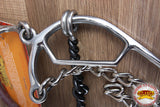 Hilason Western Horse 5" Twisted Wire Mouth Stainless Steel Hackamore Gag Bit