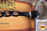 Hilason Western Stainless Steel Horse 5" Mouth Twisted Center Rope Nose Bit