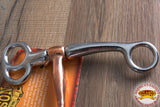 5" Hilason Malleable Iron Horse Copper Snaffle Breaking Mouth Bit