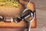 Hilason Western Stainless Steel Copper Roller Horse 5" Mouth Gag Bit