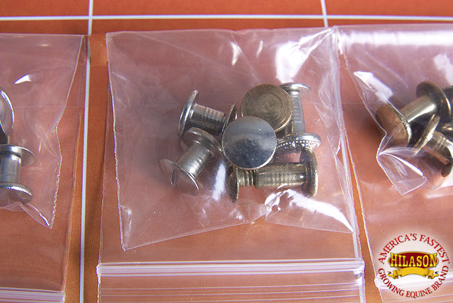 HILASON 12-Piece Assorted Chicago Screw Set | Essential Tack Repair Kit