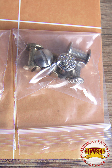 HILASON 12-Piece Assorted Chicago Screw Set | Essential Tack Repair Kit
