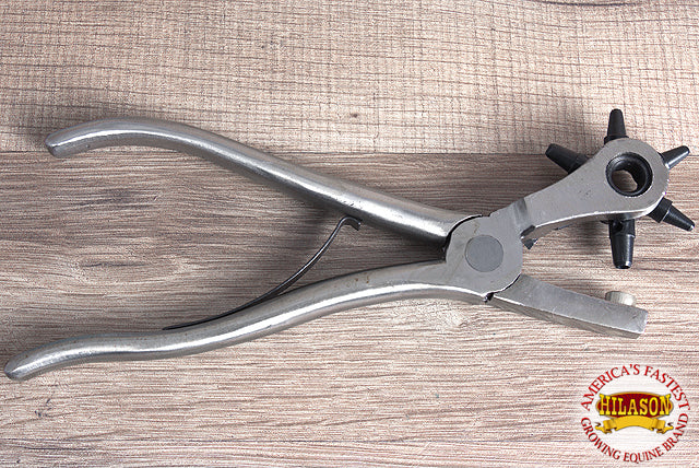 Hilason Western Leather Tool Punch Pliers Hole With 6 Tube