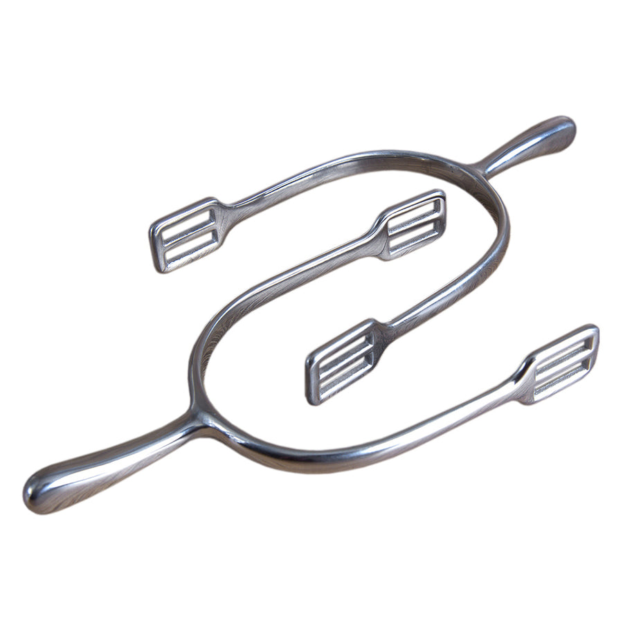 Hilason W. Long Neck Dressage Spurs W/O Straps One Size by Hilason – Cowboy and equestrian accessories