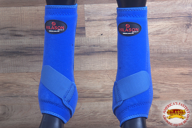 4 Pack Lrg Hilason Horse Medicine Sports Boots Front Rear Hind Leg