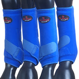 4 Pack Hilason Horse Medicine Sports Boots Front Rear Hind Leg