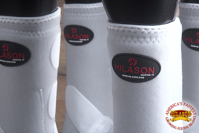 4 Pack X Lrg Hilason Horse Medicine Sports Boots Front Rear Hind Leg