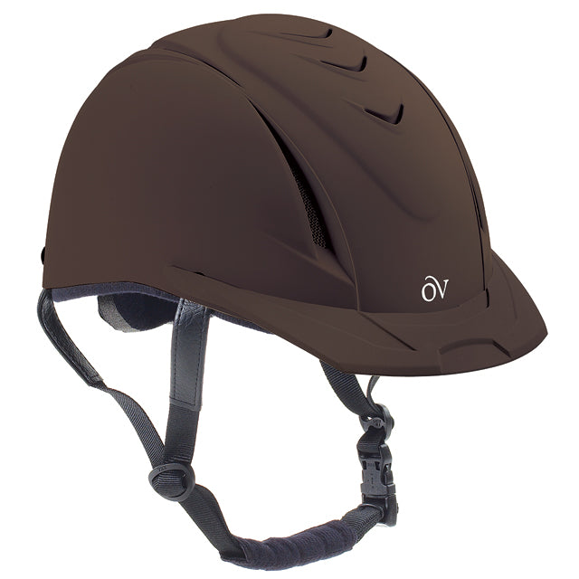 Ovation Deluxe Schooler Helmet Medium/Large Brown - Uhorse
