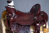 Western Horse Wade Saddle American Leather Ranch Roping Mahogany