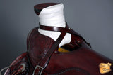 HILASON Western Horse Wade Saddle American Leather Ranch Roping Mahogany | Hand Tooled & For Horses