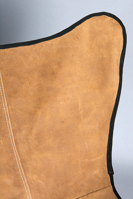Made In Usa Genuine Leather Butterfly Chair Folding Modern Sling Seat